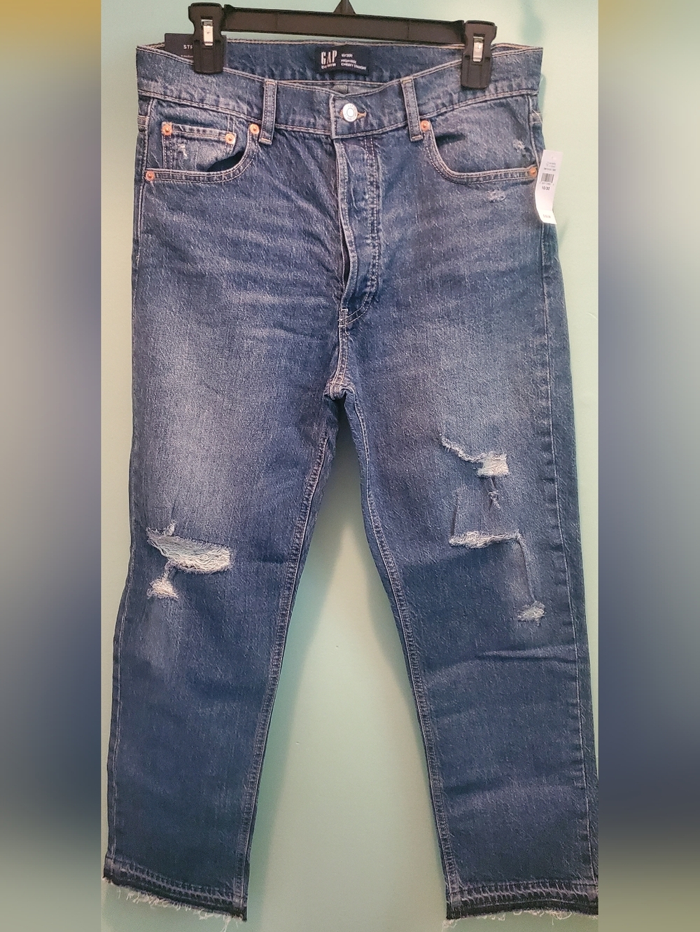 GAP distressed denim